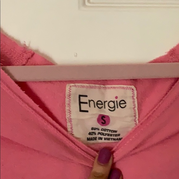 Pink 3/4 sleeve shirt with pockets - Picture 2 of 3